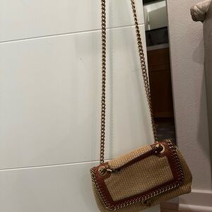 Rebecca Minkoff straw shoulder bag